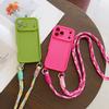 Hand-Woven Lanyard Protective Case Suitable For Iphone 17 Pro Max Phone Case 16 Crossbody Long Rope 15/14/13 Pro Protective Case