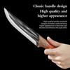 Large Bone-removing Knife with Leather Sheath,bleeding Knife,butcher Knife,high-hardness Meat Cleaver,fixed-blade Skinning Knife