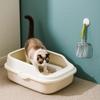 Aluminum Alloy Cat Litter Scoop Metal Poop Scooping Cat Scoop Long Handle Cat Litter Scoop Large