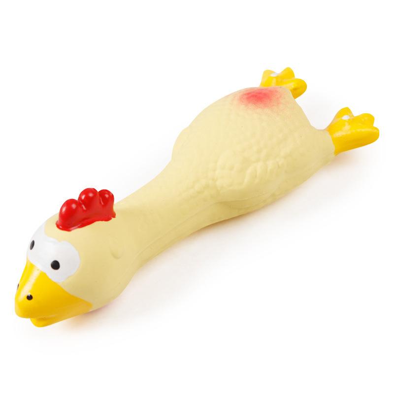 1PC Dog Toys Make a Sound Cooing Chicken Dog Toys Make a Sound Cooing Chicken