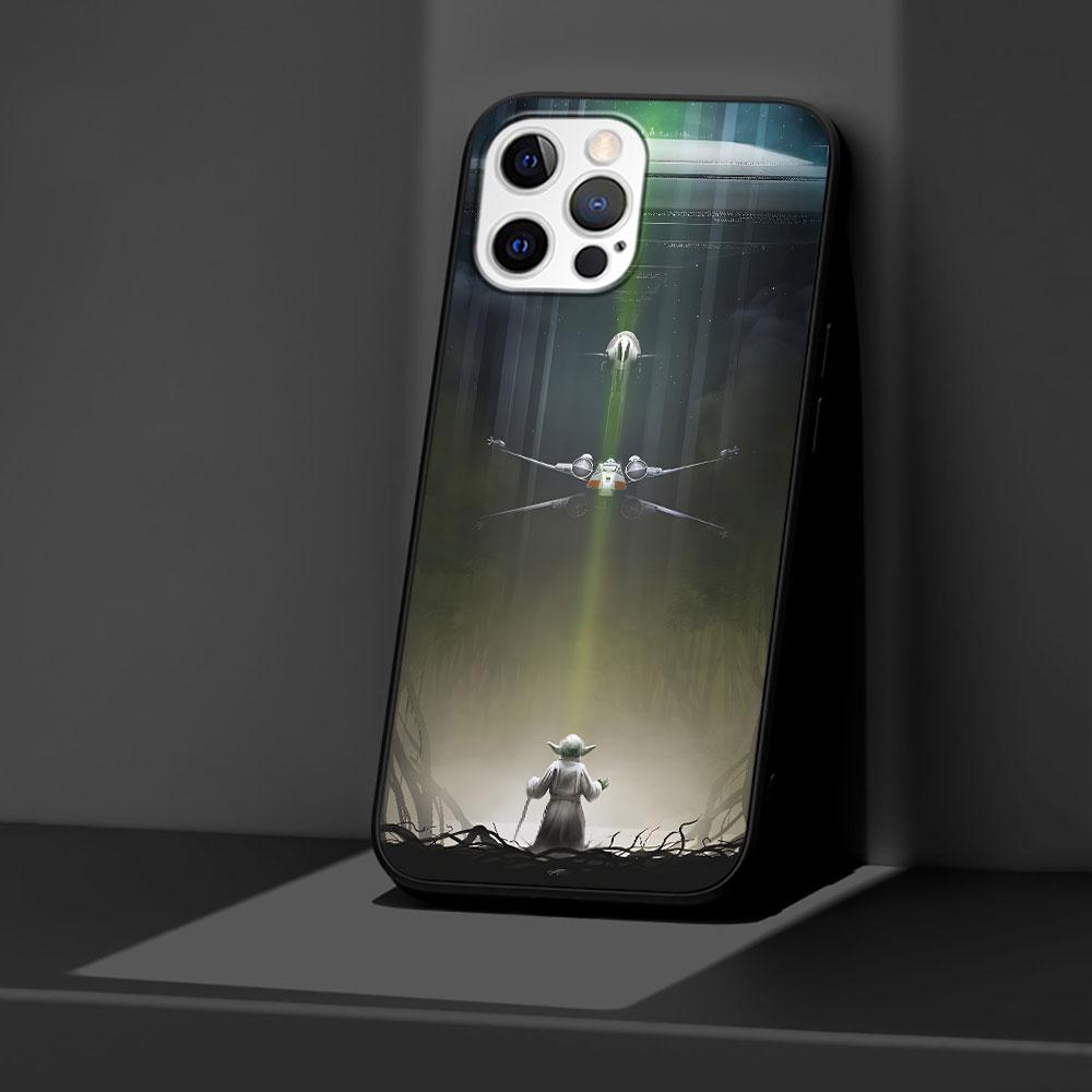 

Чехол Йода Дарт Вейдер для Apple iPhone 13 14 Plus 11 12 Mini 15 Pro Max 7 8 SE 2020 X XS XR Силиконовый Черный Мягкий Чехол для Телефона iPhone 7(SE 2020)