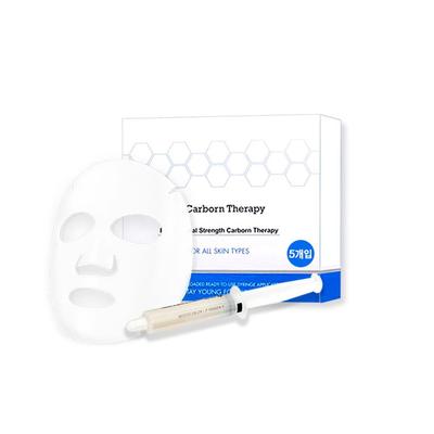 DJ CARBORN THERAPY Daejong CO2 terapia de carbono mascarilla carbonatada para poros 5 piezas x 1 juego
