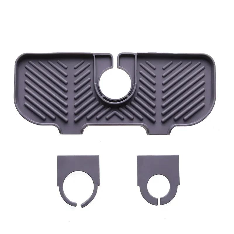 

Ручка крана Поддон для сбора капель Раковина Брызговики Коврики для слива воды Силиконовый коврик для крана Для ванной Гаджеты для кухни