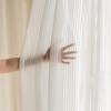 Transparent Chiffon White Tulle Curtains Soft Privacy Sheer Curtain  For Bedroom Living Room
