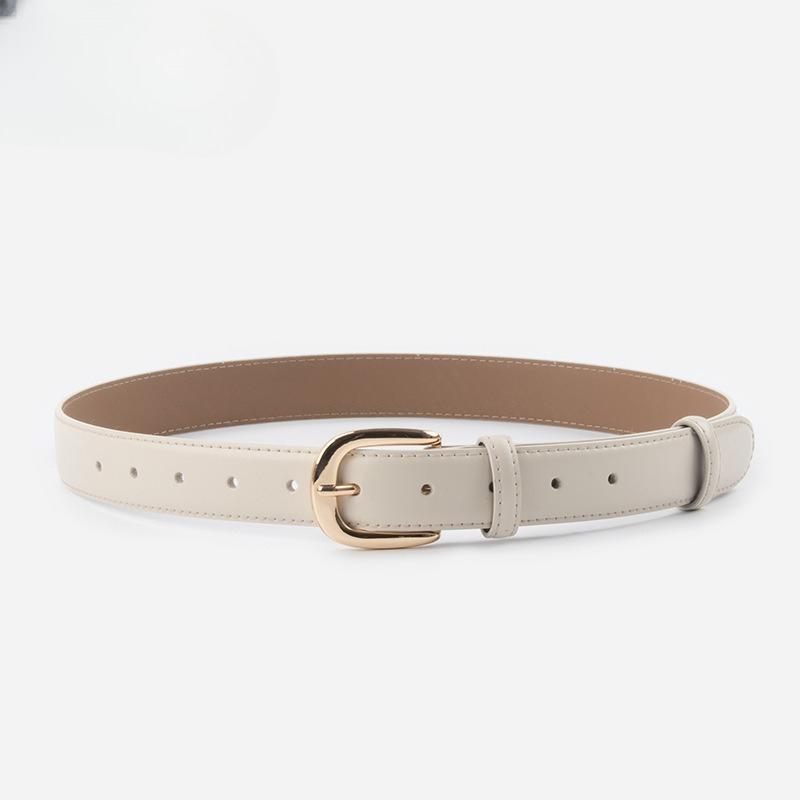 All-match Casual Genuine Leather Women's Belt Cowhide Casual Pants Jeans Decoration Women's Spring and Summer Belt