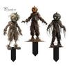 Weather Resistant Yard Decor Halloween Scarecrow Garden Stake, 2D Flat Creepy Zombie Ornament, Spooky Doll Horrifying Lawn Ornaments Decoration, Scary