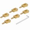 6pcs Golden Electric Guitar Accessories Metal Instruments Accessories  Electric Guitar