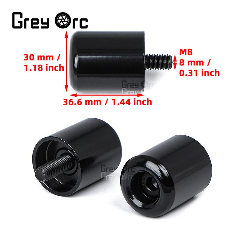 Handlebar Grips For Kawasaki Ninja400 ZX6R ZX636 Z250 Z300 Z400 Z650 Z750 Z800 Z900 Z1000 Handle Bar Ends Plug Anti Vibration