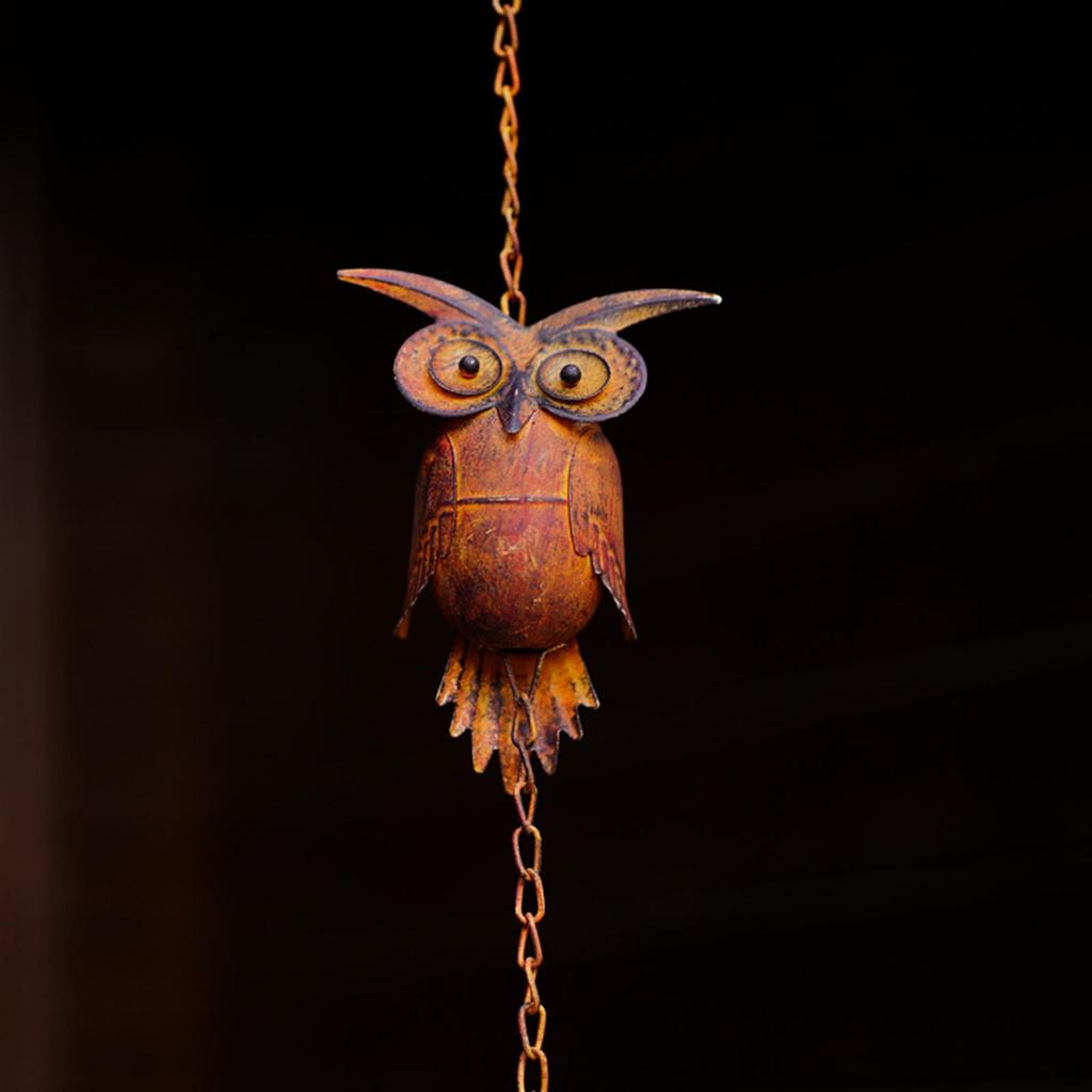 Outdoor Rain Chain Downspout Ornament Decorative Garden Hanging Decoration for Gutters DIY