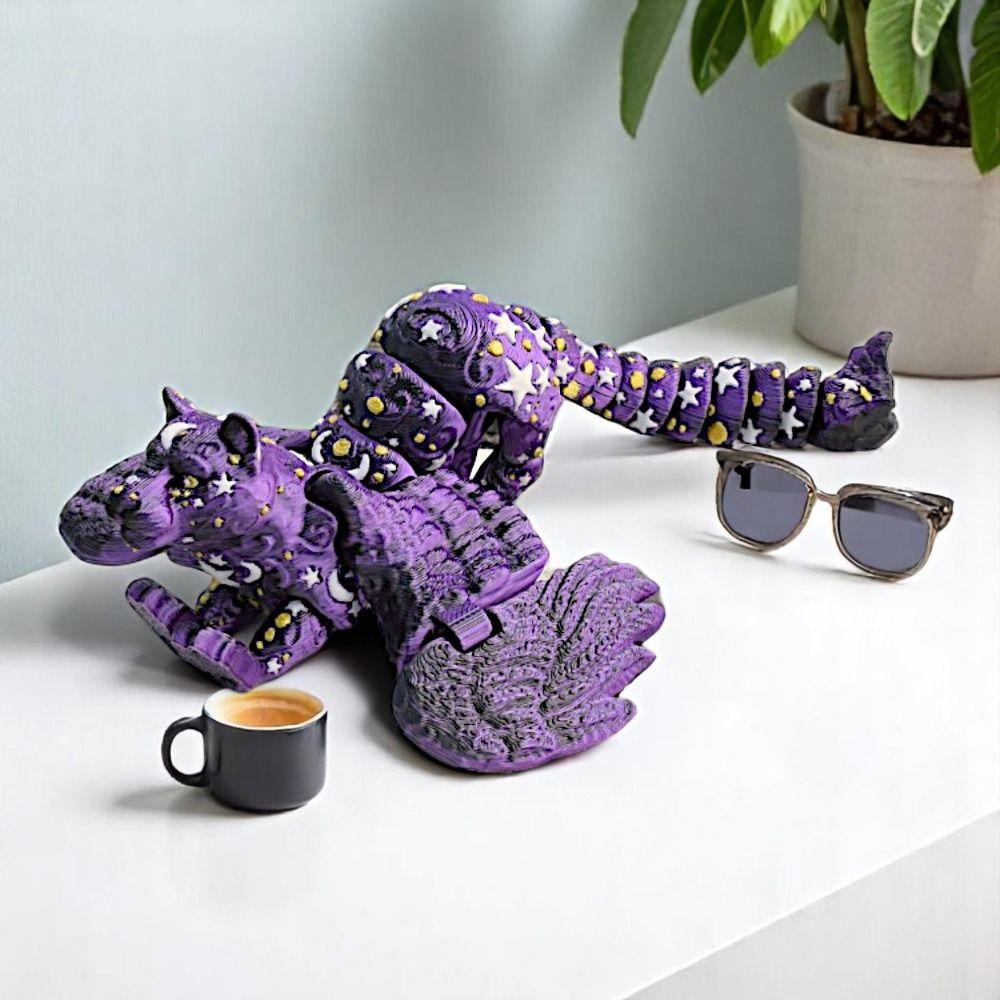 Creative Design Simulation Lion Model Simulation Animal Creative Lion with Wings  Gifts