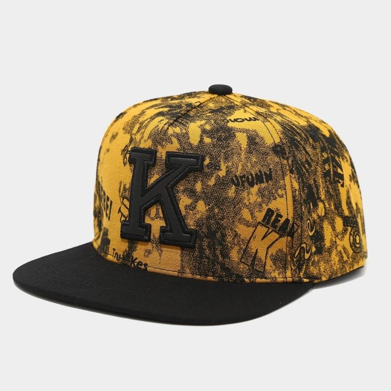 Hip-Hop Baseballkappe mit flachem Schirm Hip-Hop Street Dance Hut Koreanischer Stil Schirmmütze Street Dance Trendige Persönlichkeit 58