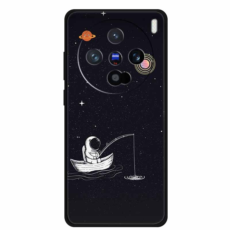 Cartoon Patterns Phone Case For Vivo X100 Ultra pro 5G Soft TPU Silicone Shield Back Cover Funda X 100 Fashion Luxury Bumper
