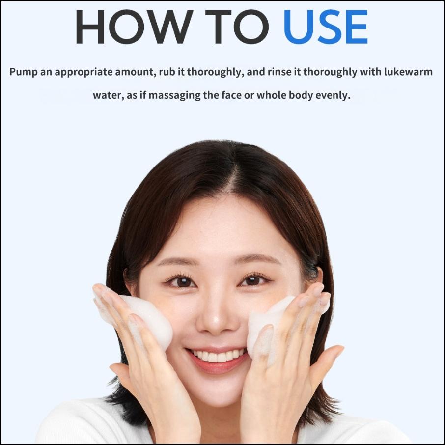 ZEROID Sanft schäumender Gesichtsreiniger 240 ml – Tiefenreinigendes und feuchtigkeitsspendendes Gesichtswaschmittel für alle Hauttypen