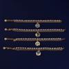 Faux Pearl Pet Necklace for Cats Dogs Adjustable Double-Layer Cat Collar with Ocean Theme Pendant for Wedding Birthday Accessory