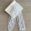 Unikt Y2K Langt Blonde Midjebånd Blomster Sløyfe Blonder Midjebelte Knyting Tynt Kjole Jeans Belte Sommer Tilbehør