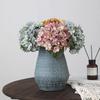 2/4PCS Artificial Silk Hydrangea Wedding Scene Layout Bride Holding Decor Flower Wall Autumn Vase Home Table Diy Gift Scrapbook