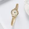 Colorful birthstone medieval watch niche high-value alloy bracelet watch women's exquisite waterproof steel belt watch