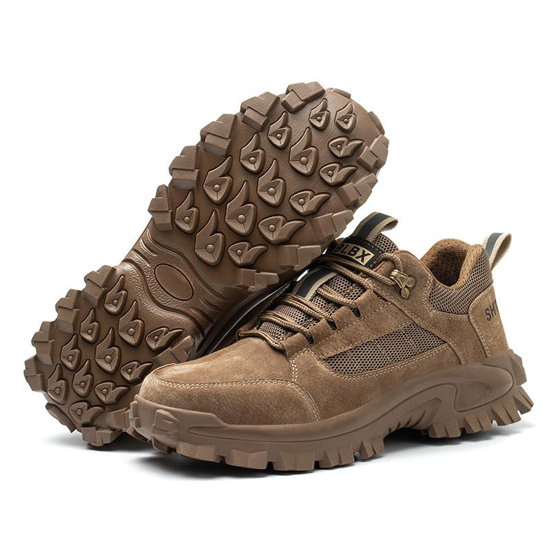 Labor Insurance Shoes Are Smash-proof and Puncture-proof, Summer Mesh Breathable Men's Comfortable Safety Shoes