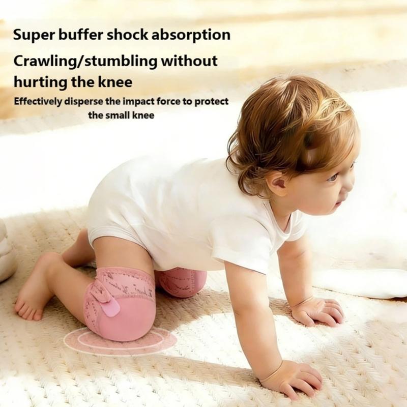 1Pair Shock Absorbing Toddler Knee Guards Knee Pads for Enhancing Safety on Hard Tile or Outdoor