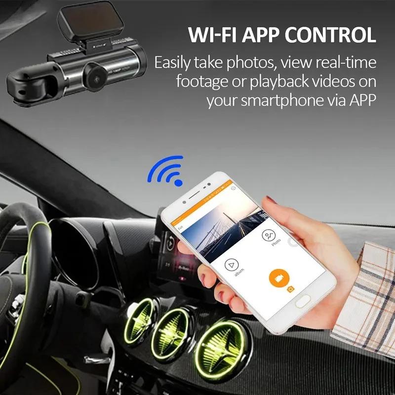 1080P Auto DVR WIFI Dash Cam für Autos Dual Kamera für Fahrzeug Recorder Video Rückansicht Kamera Auto Nachtsicht Black Box Auto Zubehör