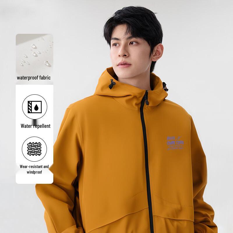 Baleno Men's Autumn Outdoor Windproof Waterproof Hooded Jacket