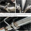 4 Inch V Band Clamp,Male Female 304 Stainless Steel Quick Release Flange Exhaust Clamp, V-Band For Pickup Truck Turbo Downpipe Exchange Exhaust