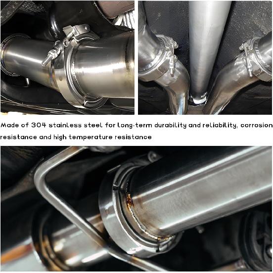 4 Inch V Band Clamp,Male Female 304 Stainless Steel Quick Release Flange Exhaust Clamp, V-Band For Pickup Truck Turbo Downpipe Exchange Exhaust