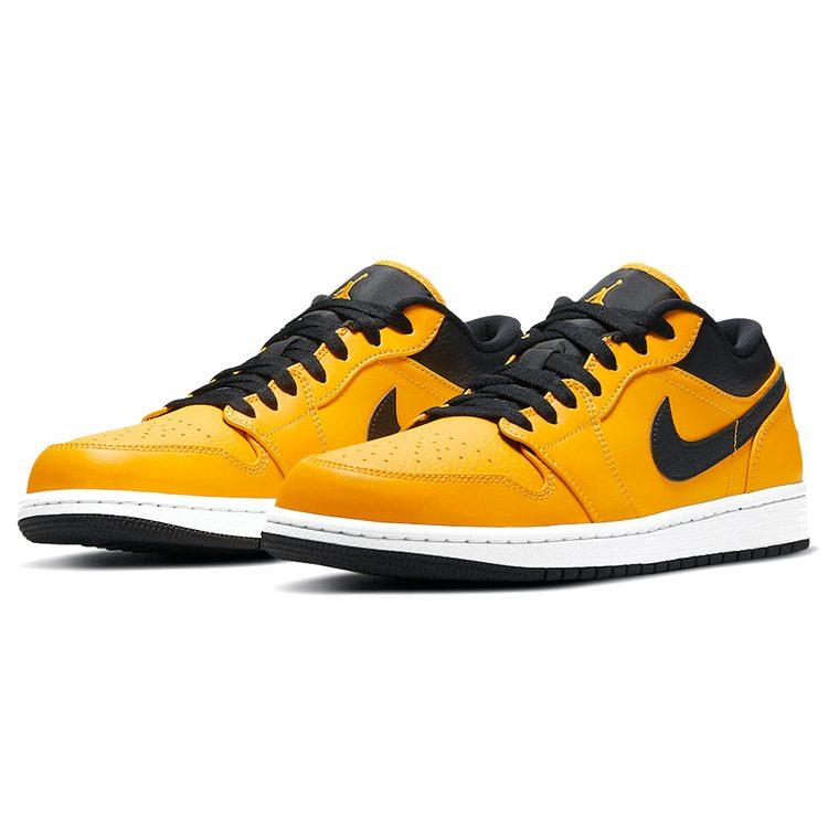 Air Jordan 1 Low 'University Gold Black' 553558-700