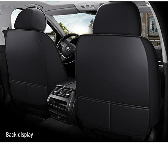 All-Season Universal Leather Car Seat Cushions - Full Coverage for Five-Seater