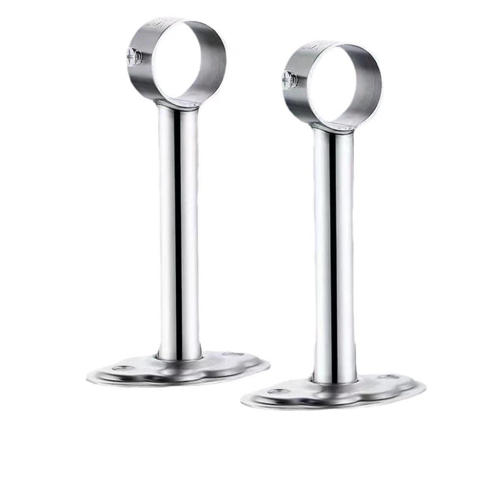 Stainless Steel Ceiling Mounted Clothes Drying Rack Flange Rod 