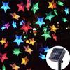 New 5/7/12M Solar Star String Lights Outdoor  Solar Powered Fairy Lights  Christmas Patio Garden Yard Porch Wedding Decor
