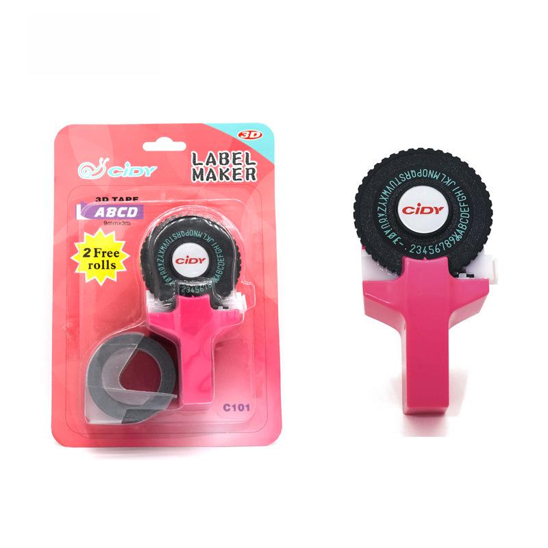 TikTok Xidi C101 Mini Manual Label & Embossing Machine with Decorative Tape and Engraving Capabilities.