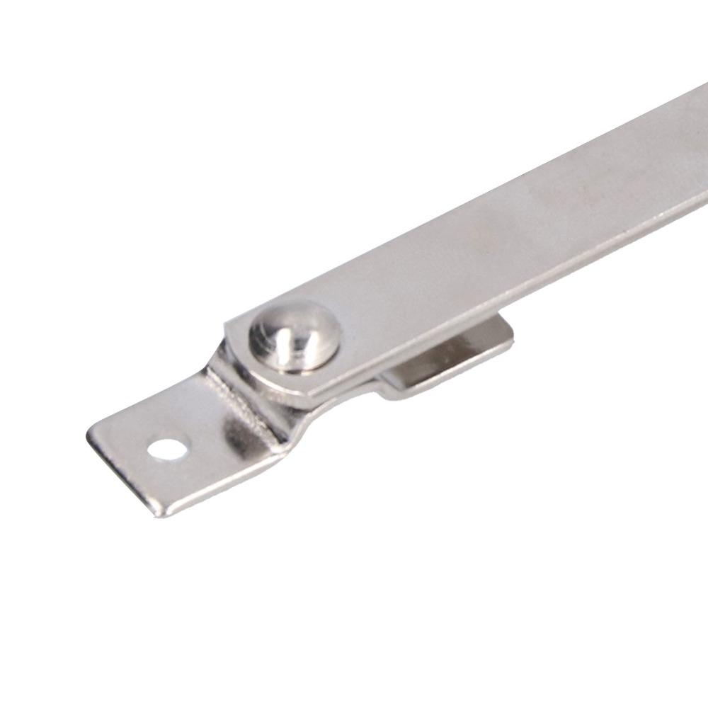 2pcs With Screws Lid Support Hinges Silver Door Stay Hinge Folding Support Hinges  Wooden Boxes