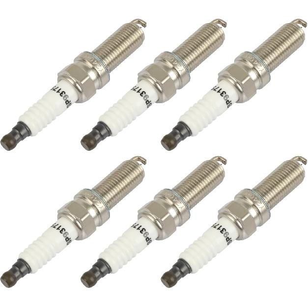 ASAPE 6Pcs Iridium Spark Plugs for Acura for Chrysler for Dodge for Honda for Hyundai for Jeep Replacement OE 93175 LKR7DIX-11S 97390