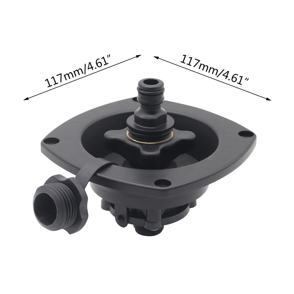 RVs Fresh Water Locking Caps Retrofit Leak Proof Water Inlet Filler Tank Equipment for Camping Trailer Motorhome