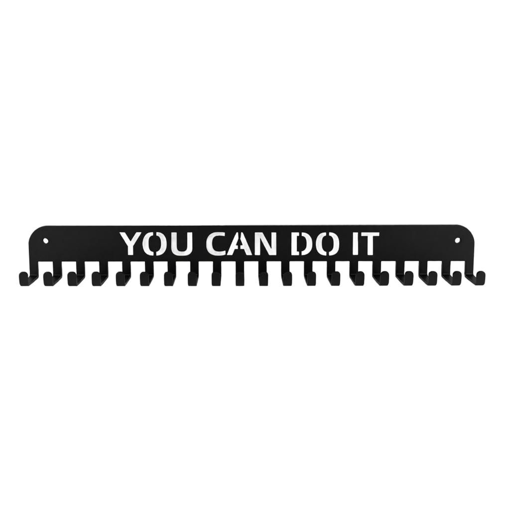 Display Rack with Letter Hooks, Wall Mounted Award and Decorative Hanger