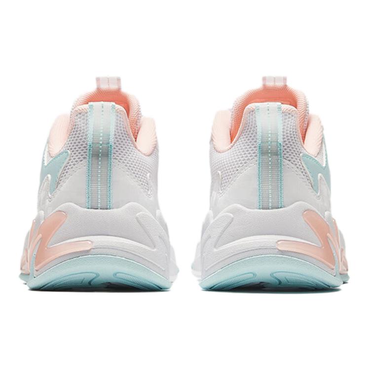 Anta Kids Fabric Simple Versatile Non-Slip Wear-Resistant Low-Top Running Shoes Kids Sneakers White Blue 322438805-1
