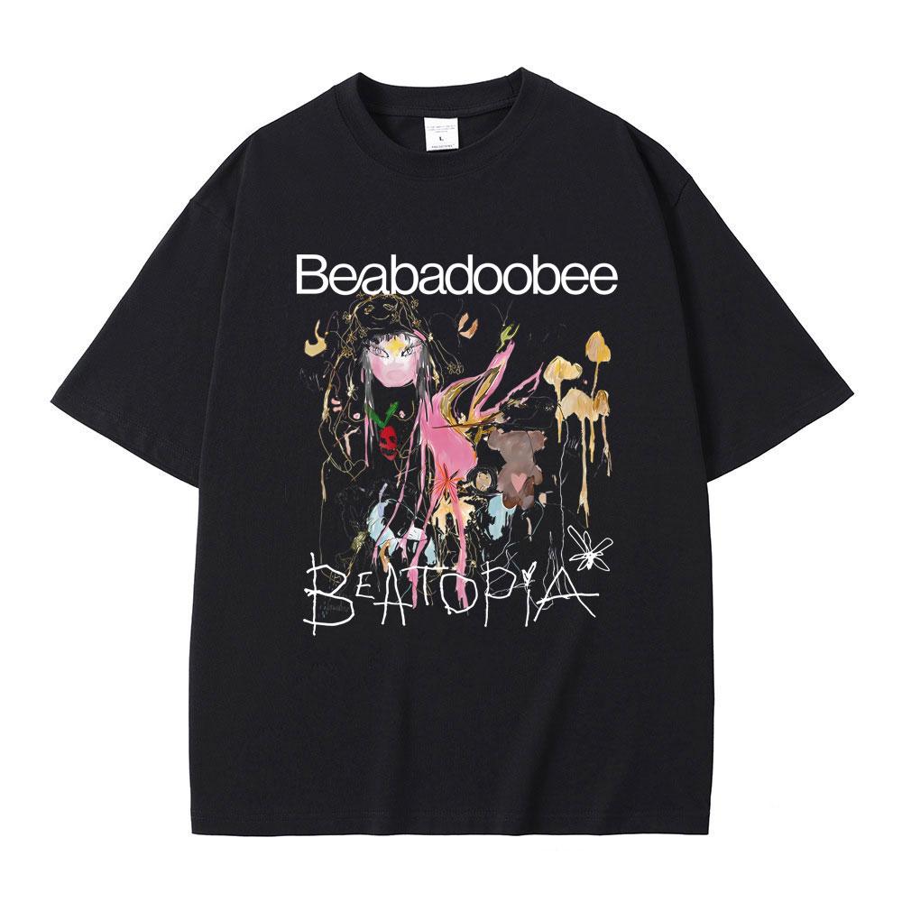 Beabadoobee Beatopia Albumtrykk T-skjorte Herre Dame Mote Oversized Streetwear Mann Sommer Casual Ren Bomull Kortermet