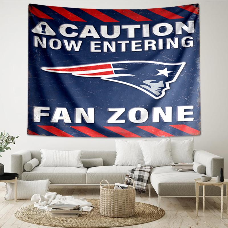 New England Football Team Logo Tapestry Hanging for Bedroom,Livingroom, Playroom,Decor Art Room Wall Tapestry Holiday and Birthday Gifts