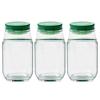 Salad Jar with Side Door Opening Integrated Seasoning Bowl Large