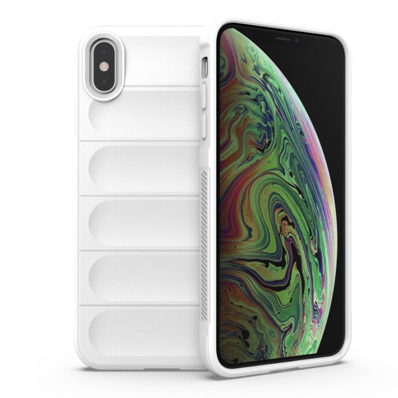 Hülle für iPhone X XR XS Max Rückseite Hülle Stoßfeste Rüstung Handyhüllen Flüssigsilikon Anti-Fall Funda Coque