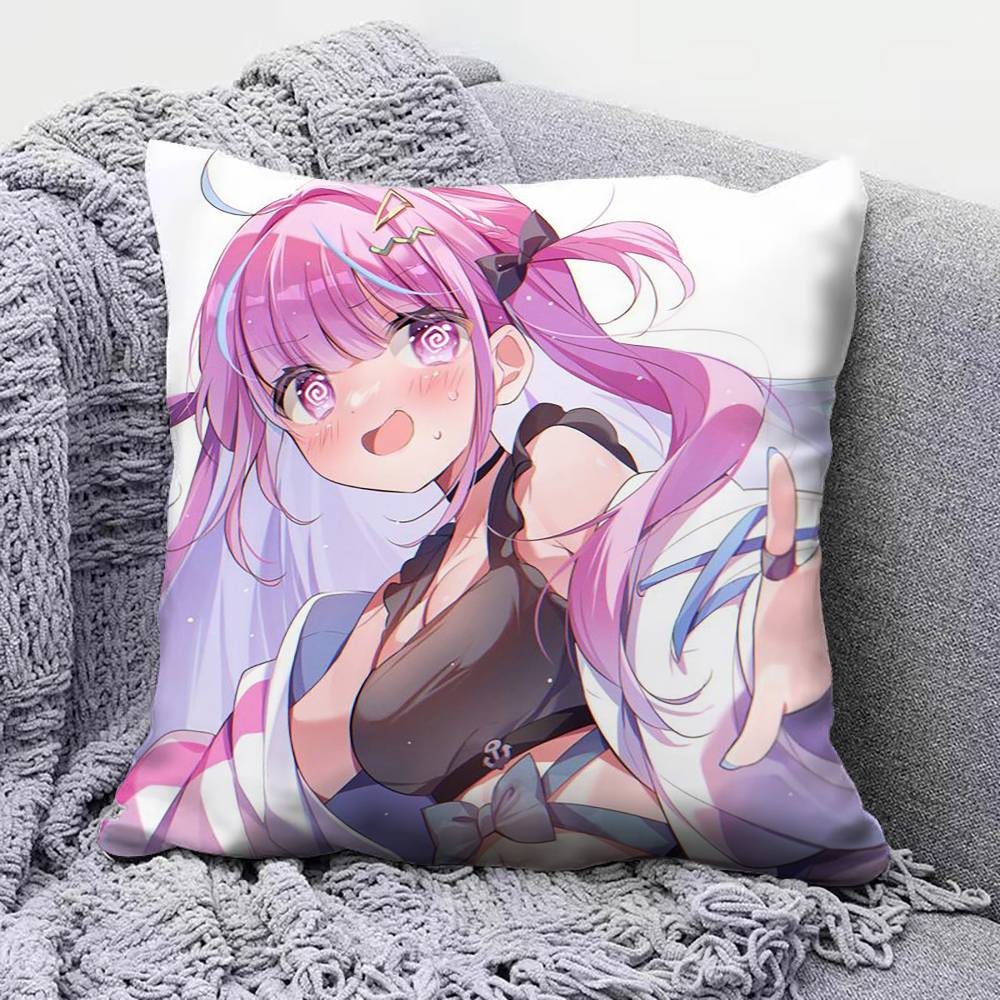 Minato Aqua Cute Home Sofa Cushion Covers and Aecorative Custom Pillow Covers