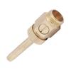 Male Thread Brass Fountain Nozzle Adjustable Direction Jet Water Spray Head with Valve