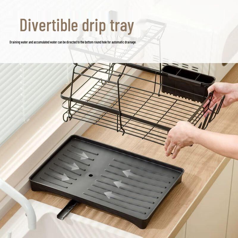 Modern Kitchen Countertop Dish Drying Rack
