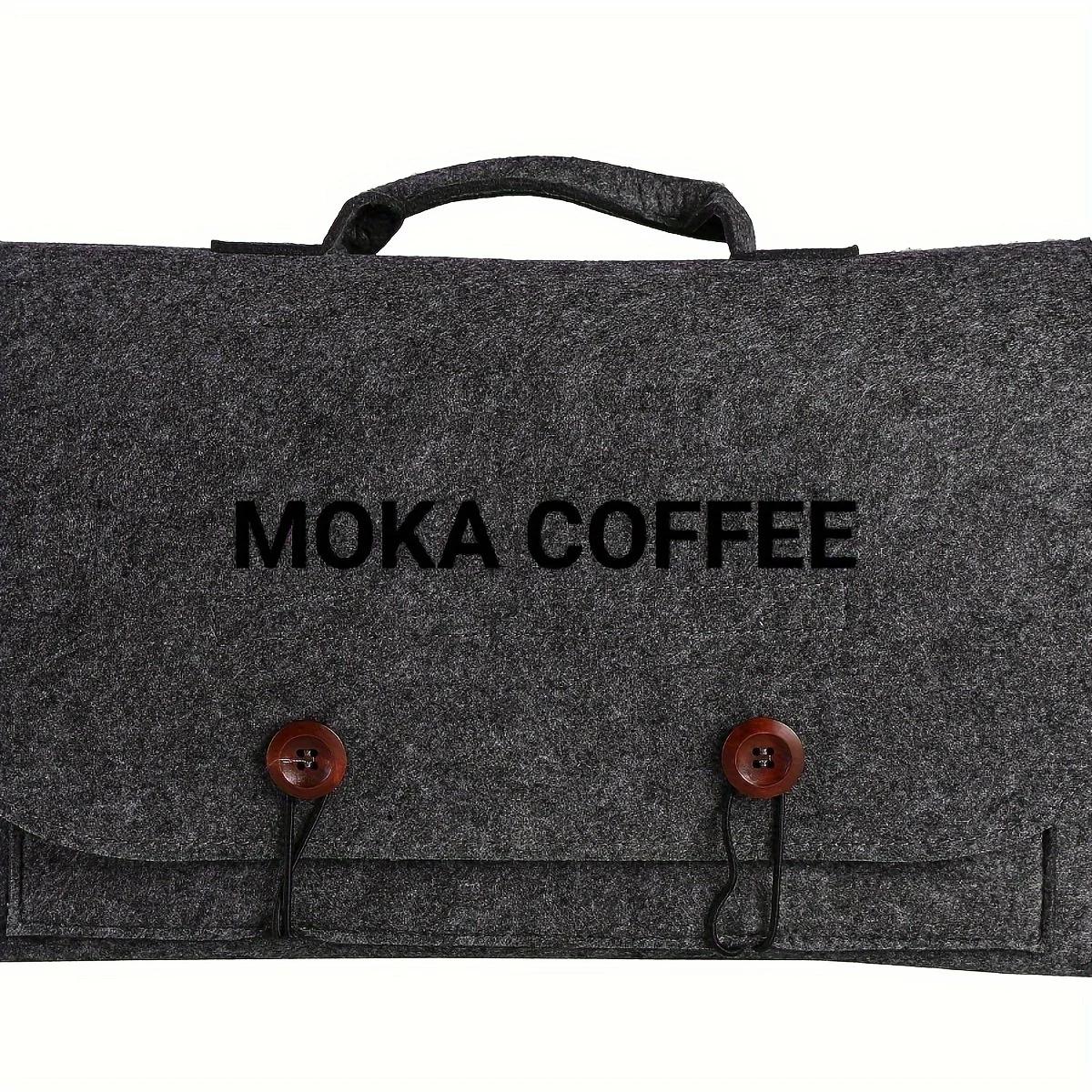 

Сумка для хранения кофейника из ткани, походное оборудование для кофемолки, организация хранения чашек, портативная, модная серый