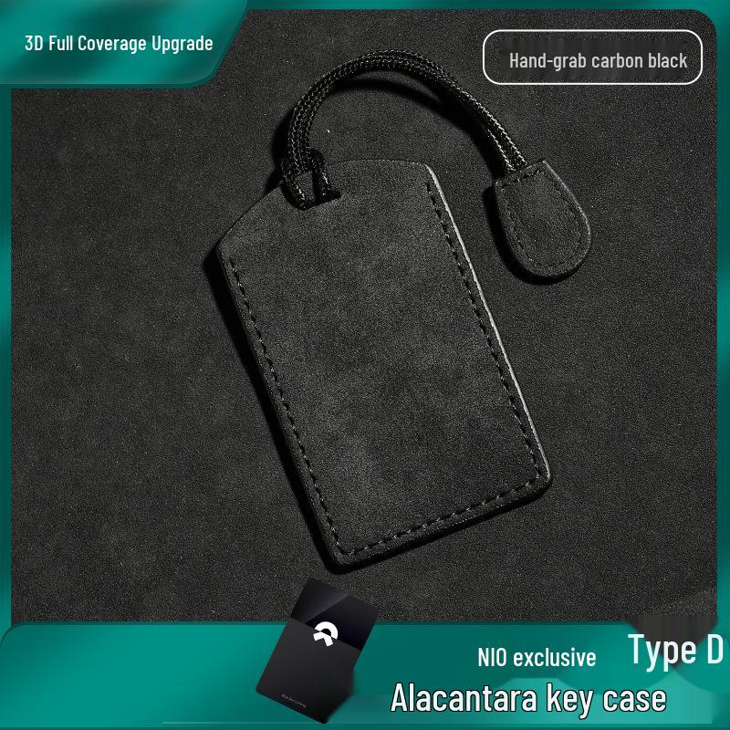 Nio Schlüsselhülle: Kompatibel mit ET5, ET7, ES6, ES7, ES8, EC6 - Nubuk Auto Schlüsselhülle mit Schnalle