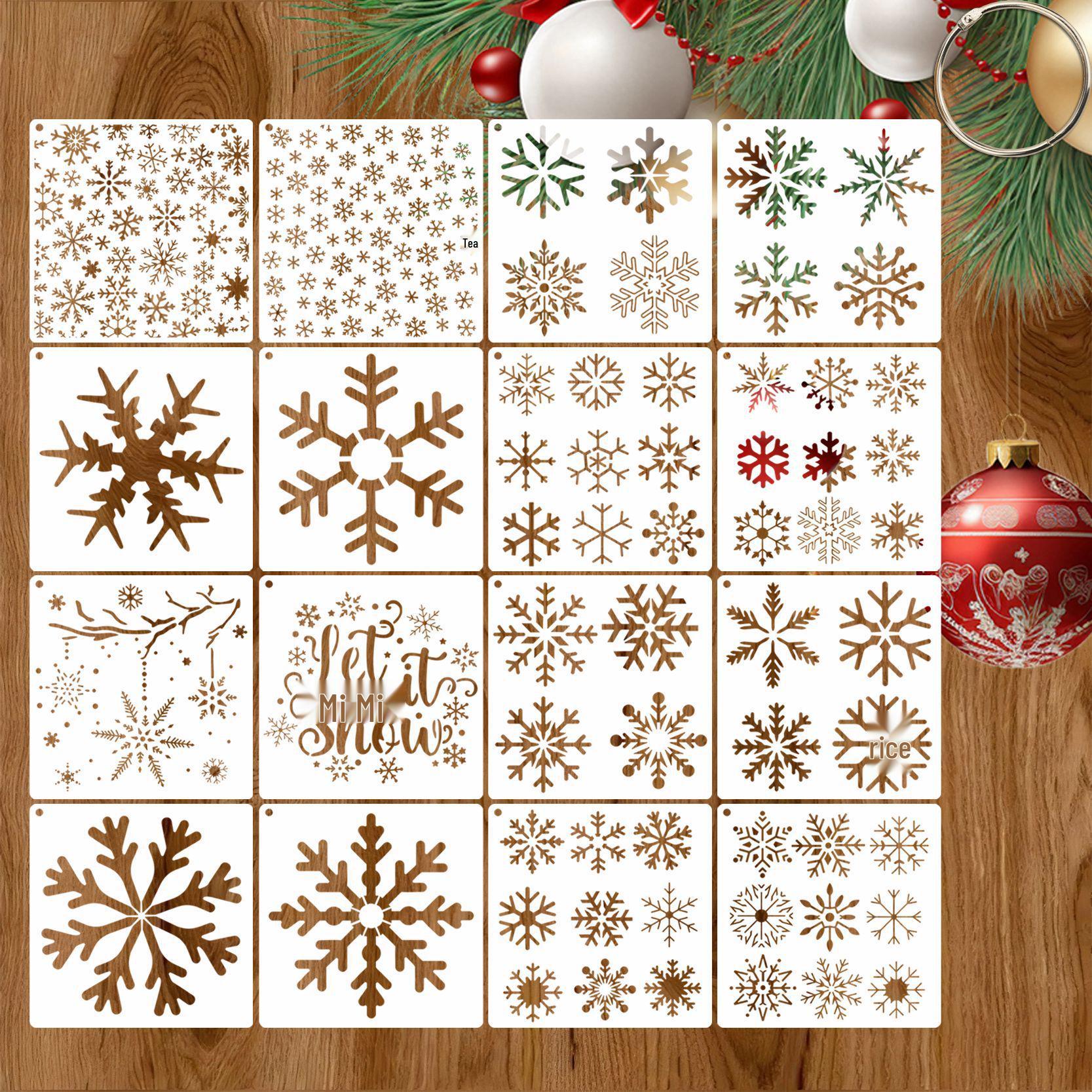 

Enze Christmas Electrostatic Color Gradient Window Cling