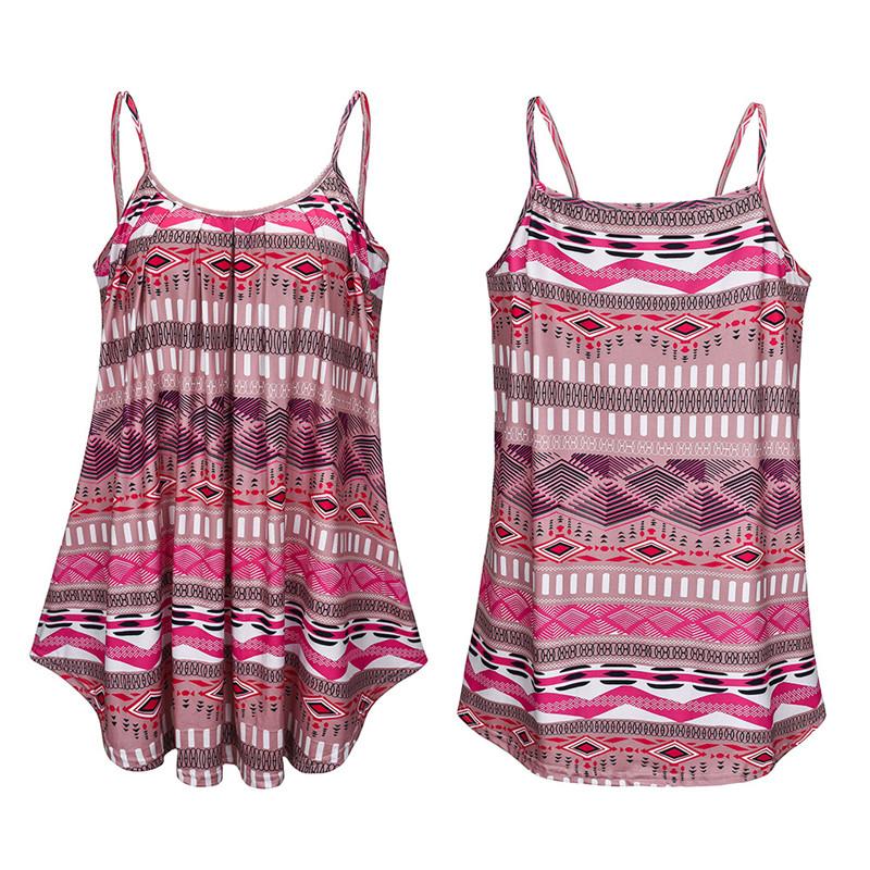 Damen Sommer T-Shirt Blumendruck Ärmellos Locker T-Shirt Lässig Übergroß Mode S-6XL