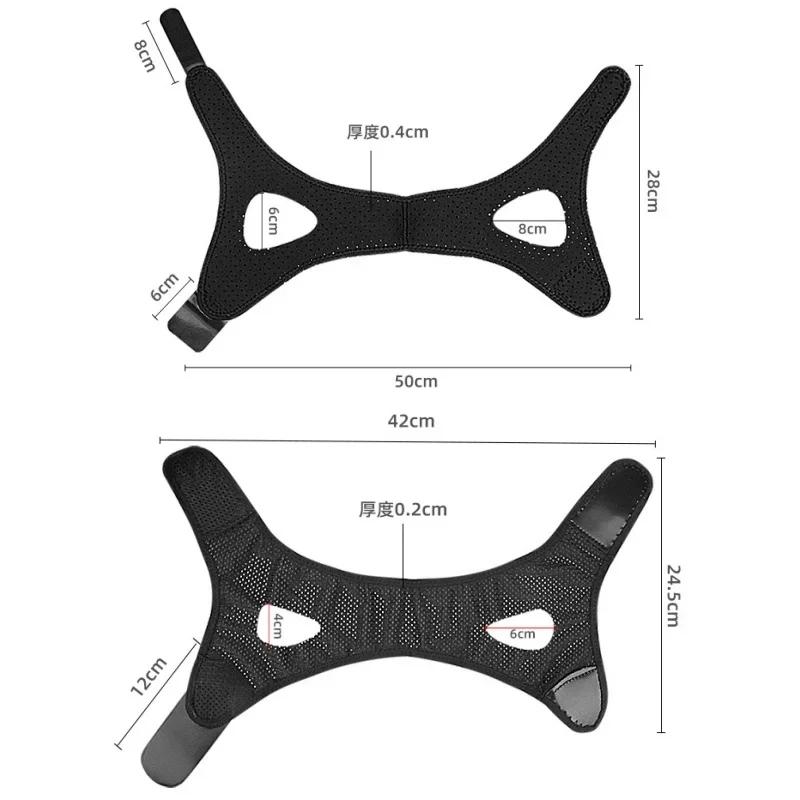 Anti Schnarchgurt Schnarchen Stopp Kinnriemen Frau Mann Nachtschlaf Unterstützungshilfe Werkzeuge Schnarchschutz Kieferbandage Gesundheitswesen