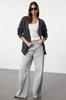Women's Elegance Style Cardigan Stone Basic Soft Textured Knitwear Cardigan